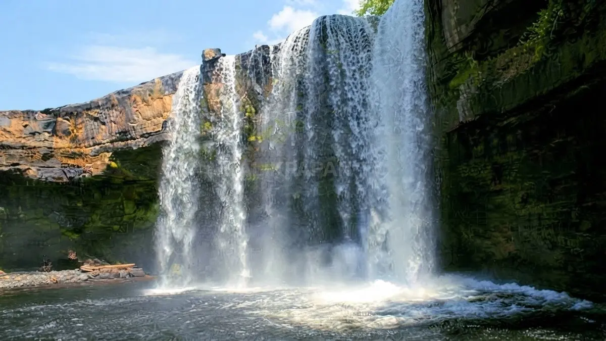 Riam Merasap Bengkayang menawarkan pesona alam, arung jeram, dan area berkemah di tengah suasana hutan Kalimantan. (BTV/Ai)