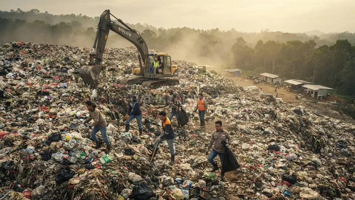 Aktivitas pembuangan sampah