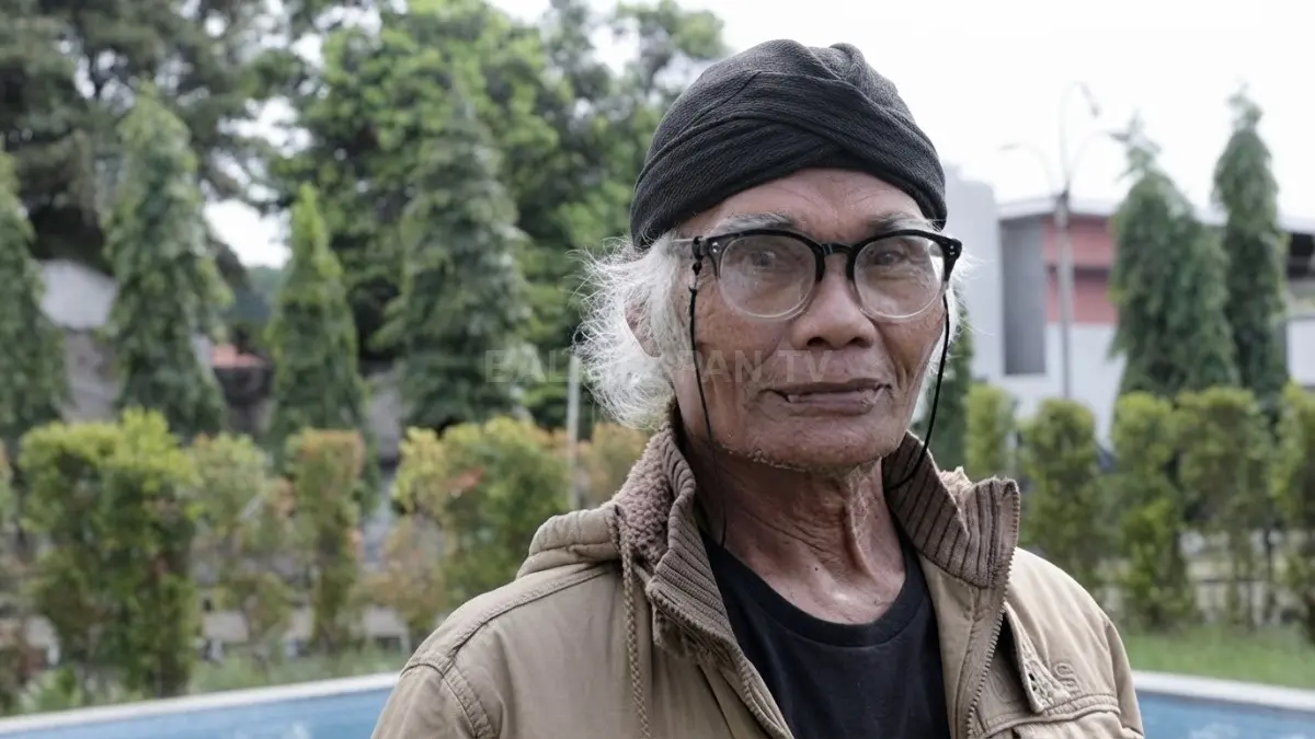 Aktor Zainal Abidin alias Diding Boneng meninggal dunia dalam usia 76 tahun. (BTV/AI)