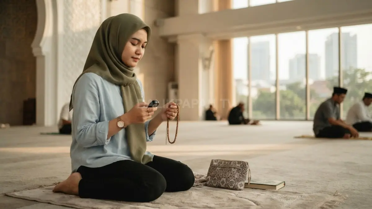 Dzikir setelah salat menjadi salah satu kebiasaan sederhana yang dapat membawa ketenangan batin dan meningkatkan kedekatan kepada Allah SWT. (BTV/AI)