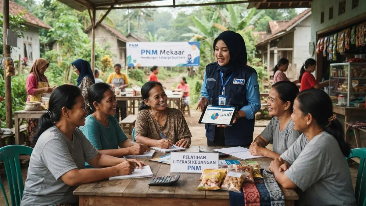 Pendampingan dan pembiayaan PNM memperkuat kapasitas perempuan pelaku usaha ultra mikro melalui pelatihan berkelanjutan nasional. [BTV:AI]