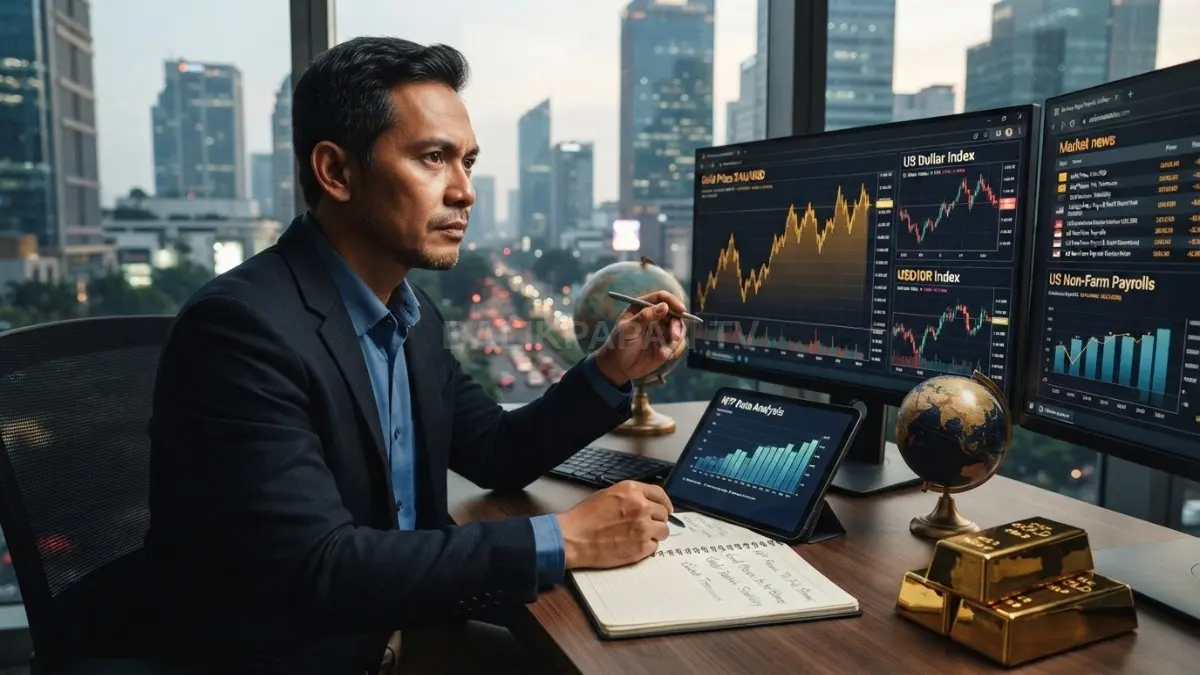Sentimen global dan domestik membentuk arah harga emas di tengah ketidakpastian ekonomi dunia hari ini [BTV:AI]