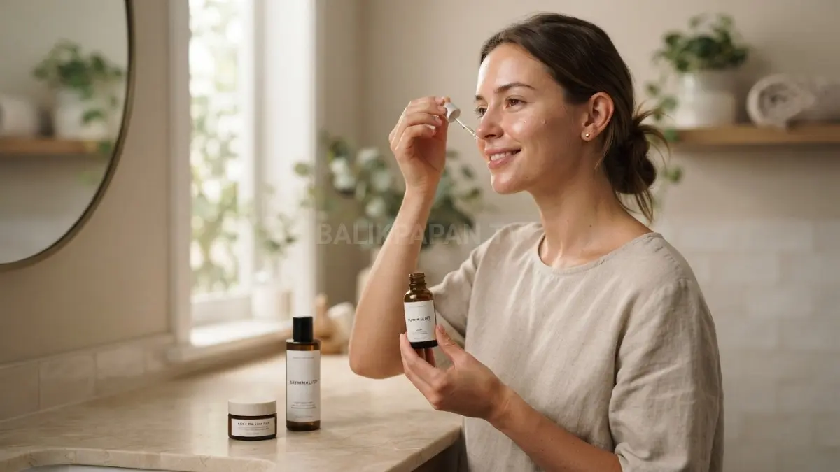 Skincare gak perlu ribet—cukup simpel, tapi tepat (BTV/AI). 