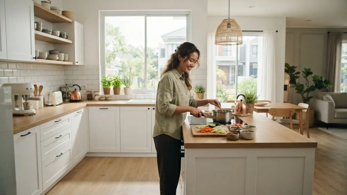 Dapur Scandinavian Menjadi Pilihan Favorit Pecinta Desain Minimalis (BTV/AI)