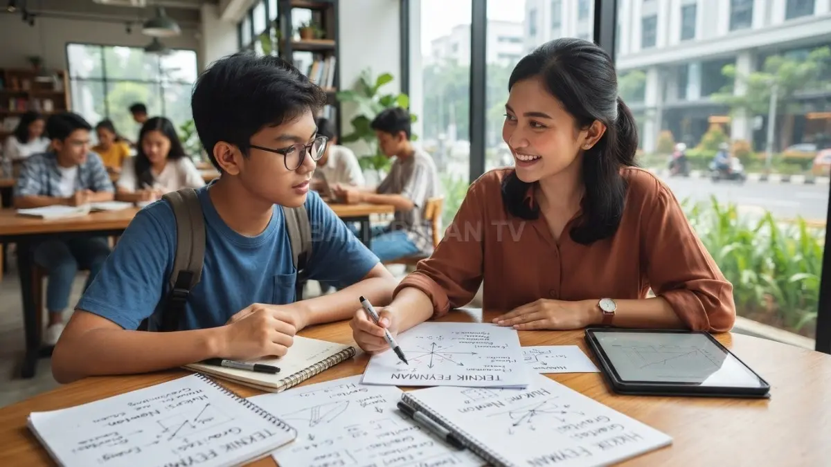 Gunakan Teknik Feynman, jelaskan materi menggunakan bahasa sederhana agar pemahaman semakin kuat, jelas, dan mendalam. (BTV/AI)