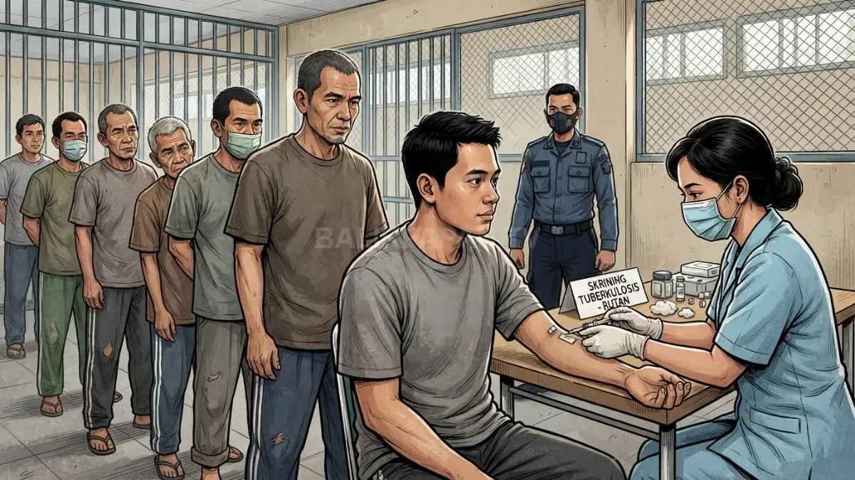 Ilustrasi skrining tuberkulosis mendukung deteksi dini guna mencegah penularan penyakit pada warga binaan pemasyarakatan efektif (BTV/AI)