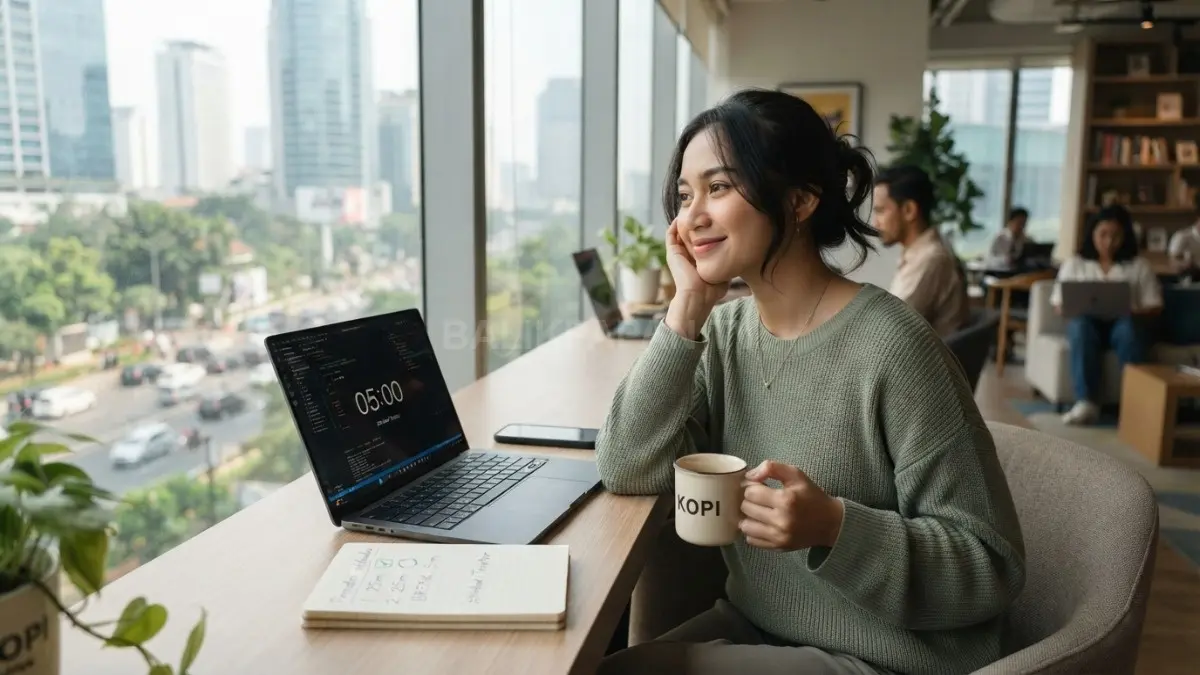Istirahat Secara Teratur membantu otak memproses informasi lebih baik sehingga belajar menjadi lebih fokus dan efektif. (BTV/AI)
