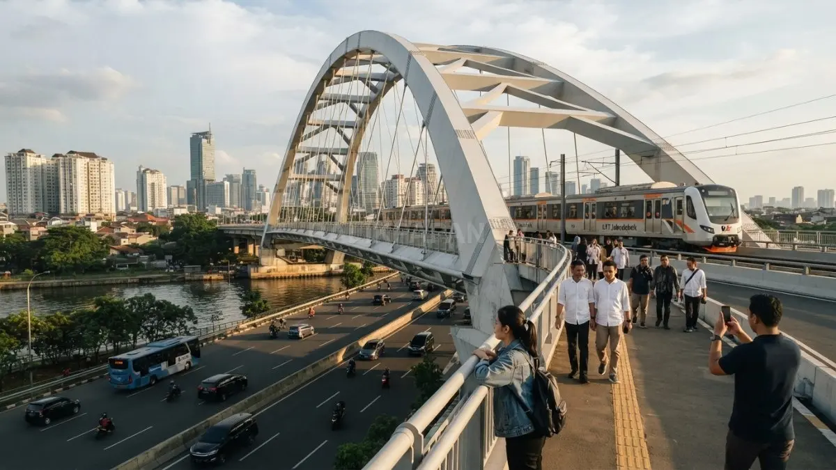 Jembatan lengkung tetap menjadi pilihan karena memadukan kekuatan, estetika, dan ketahanan menghadapi berbagai kondisi. (BTV.AI)