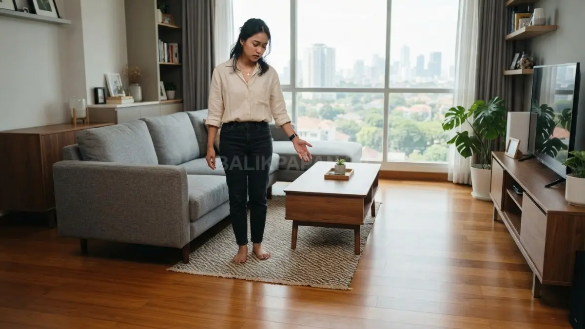 Rumah terlihat lebih luas saat furnitur ditata secara proporsional dan tidak berlebihan. (BTV/AI)