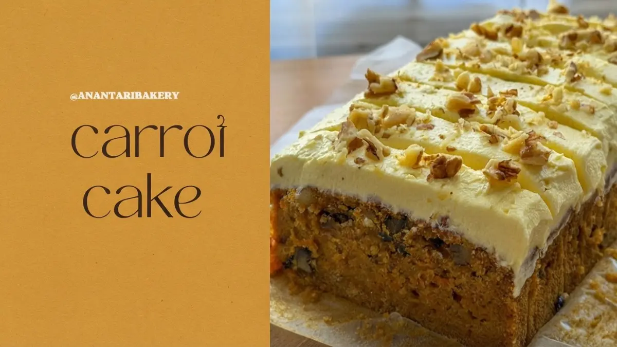 Carrot Cake Anantari Bakery memadukan sponge lembut dan cita rasa klasik yang istimewa. 
