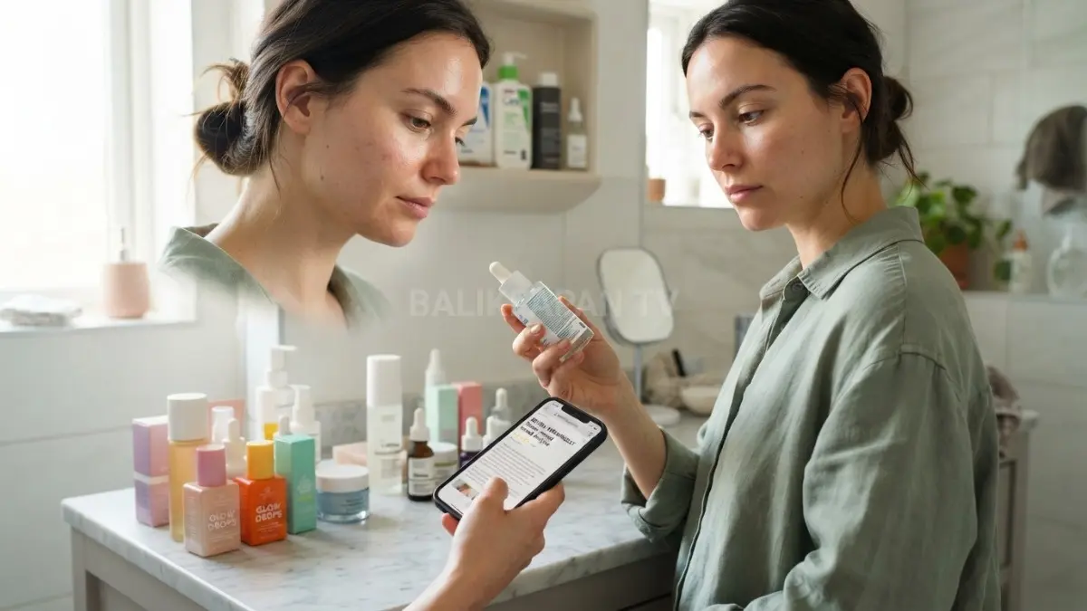 Jangan mudah tergiur produk viral, pahami kulitmu, cek komposisi, sabar menunggu hasil optimal yang (BTV/AI). 