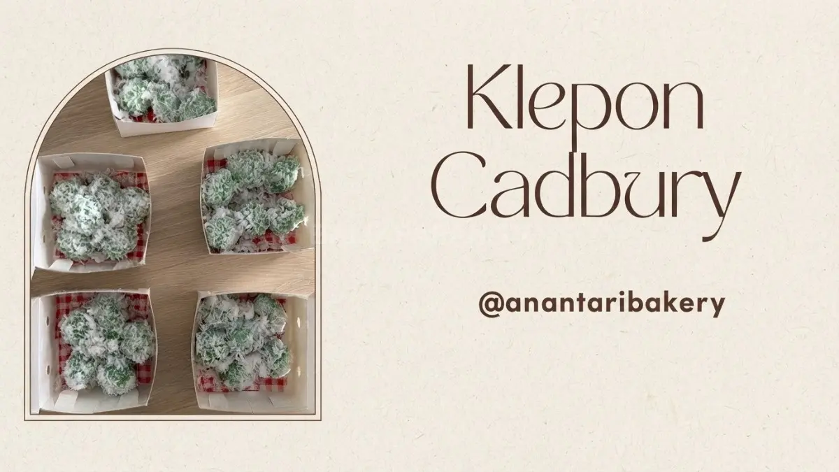 Klepon Cadbury Anantari Bakery memadukan cita rasa tradisional dan modern dalam dessert unik. 