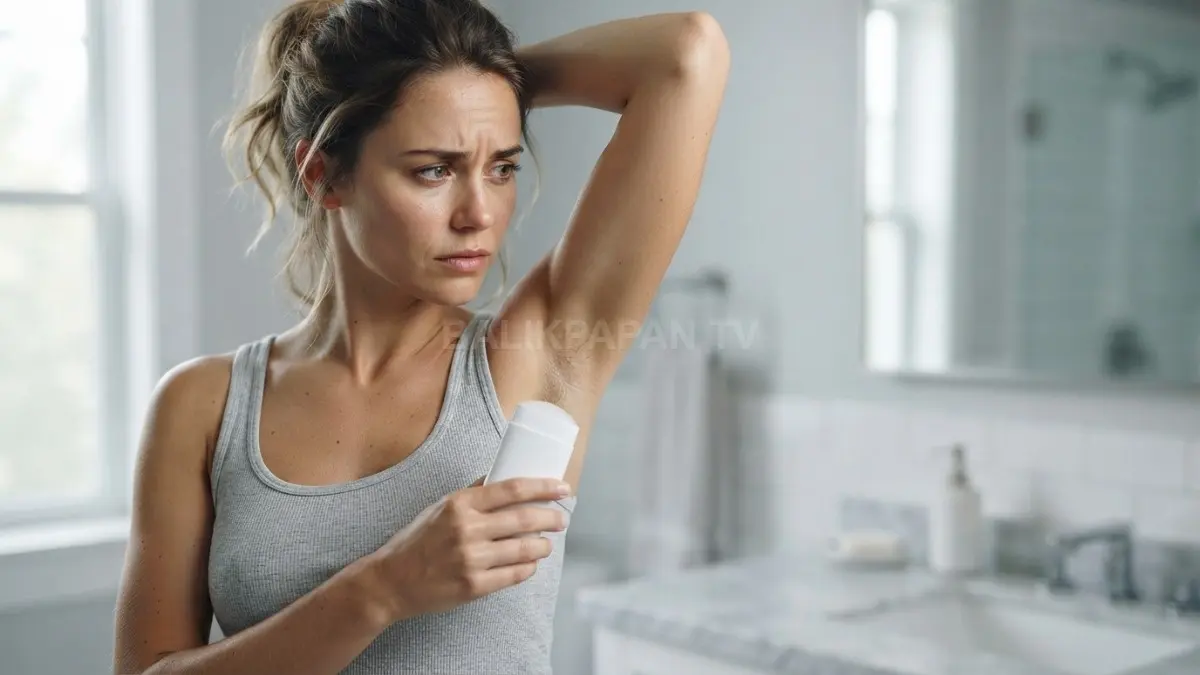 Penggunaan antiperspirant secara tepat membantu menjaga kesegaran ketiak serta meningkatkan rasa percaya diri. (BTV/Ai)