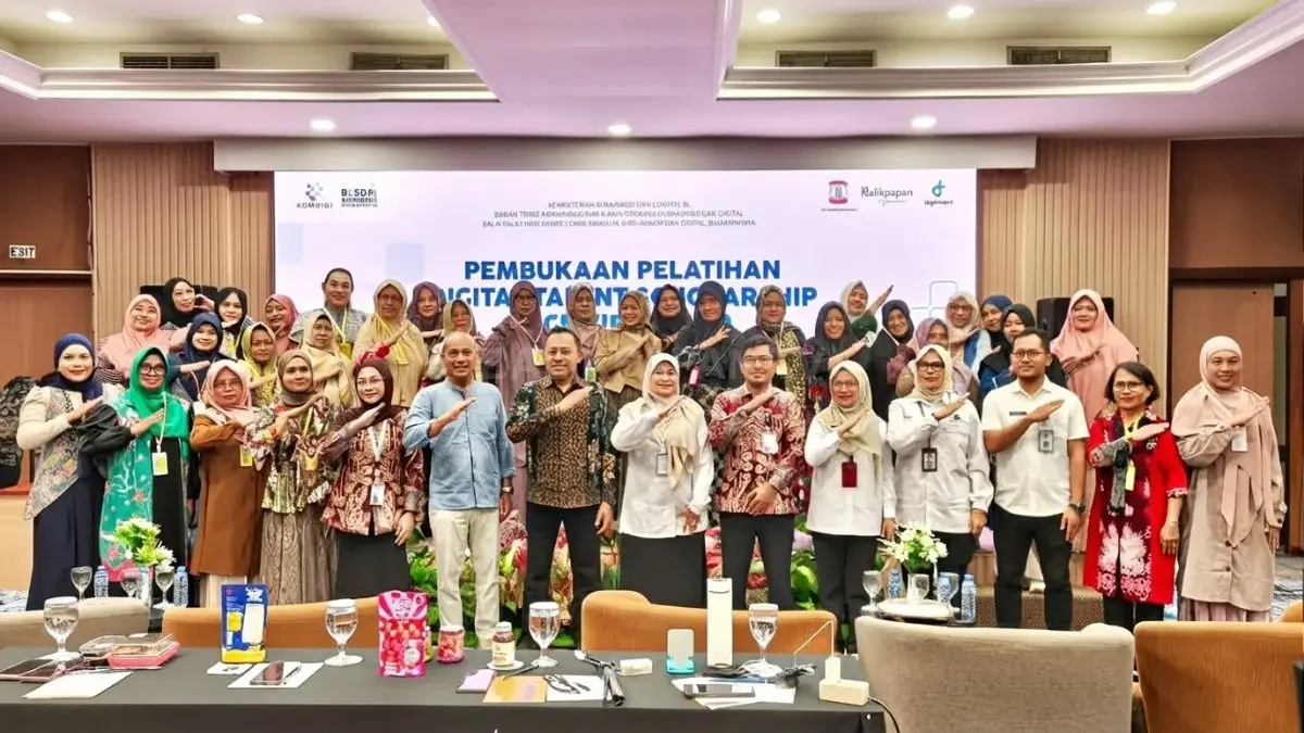 Puluhan pelaku usaha Balikpapan mengikuti Pelatihan Digital Talent Scholarship guna meningkatkan keterampilan pemasaran digital berkelanjutan. (DOK. IST/KP)