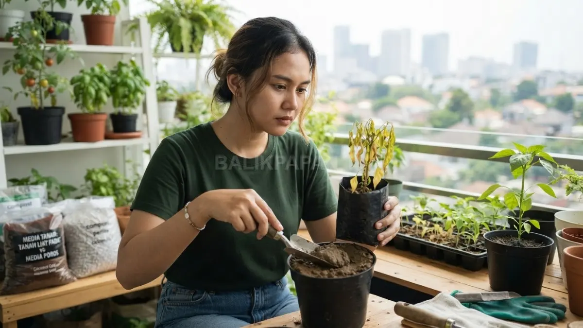 Banyak tanaman gagal tumbuh akibat media tanam kurang sesuai, bukan bibit yang buruk sebenarnya (BTV/AI)