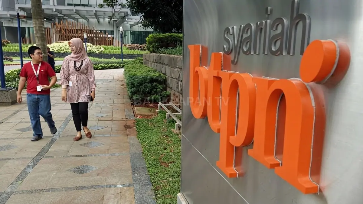 Logo BTPN Syariah mencerminkan fokus perusahaan memperkuat efisiensi bisnis perbankan syariah berkelanjutan Indonesia modern adaptif [BTV:AI]