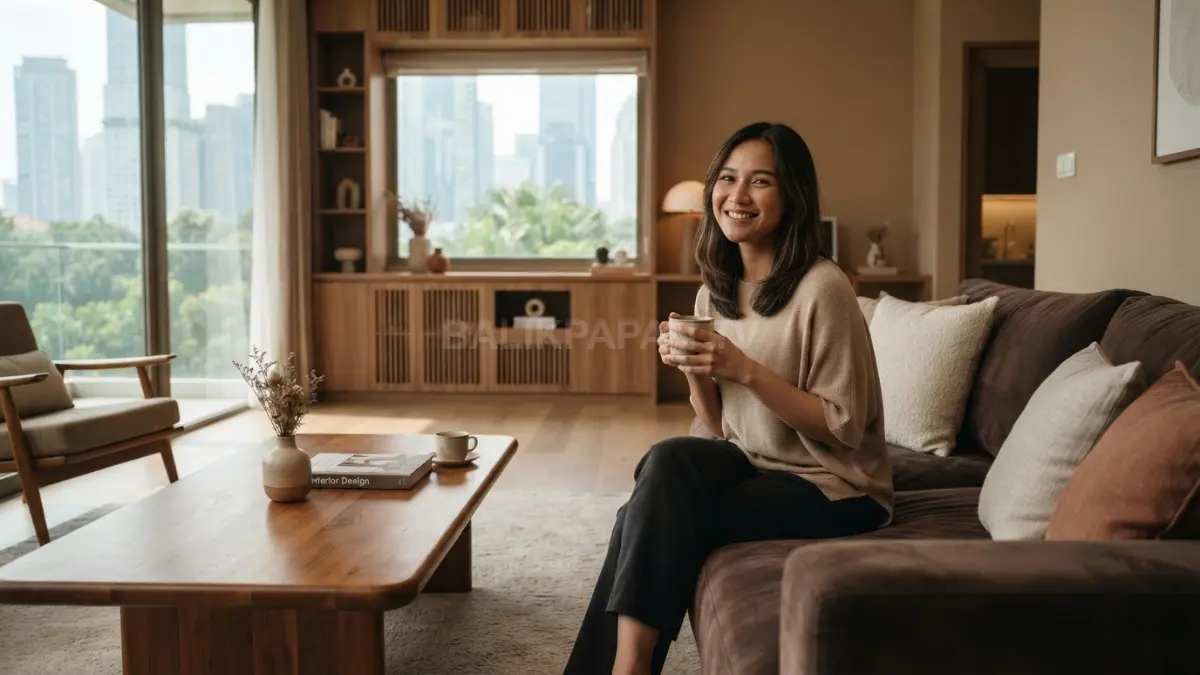 Mocha Mousse memancarkan kesan elegan, hangat, modern, cocok melengkapi berbagai konsep interior rumah masa kini (BTV/AI)