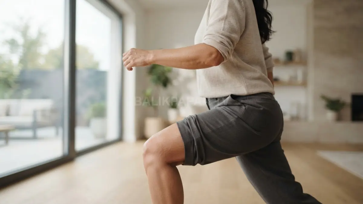 Pancaran kelembapan kulit sehat terlihat jelas pada setiap lipatan otot yang aktif bergerak dinamis. (BTV/Ai)