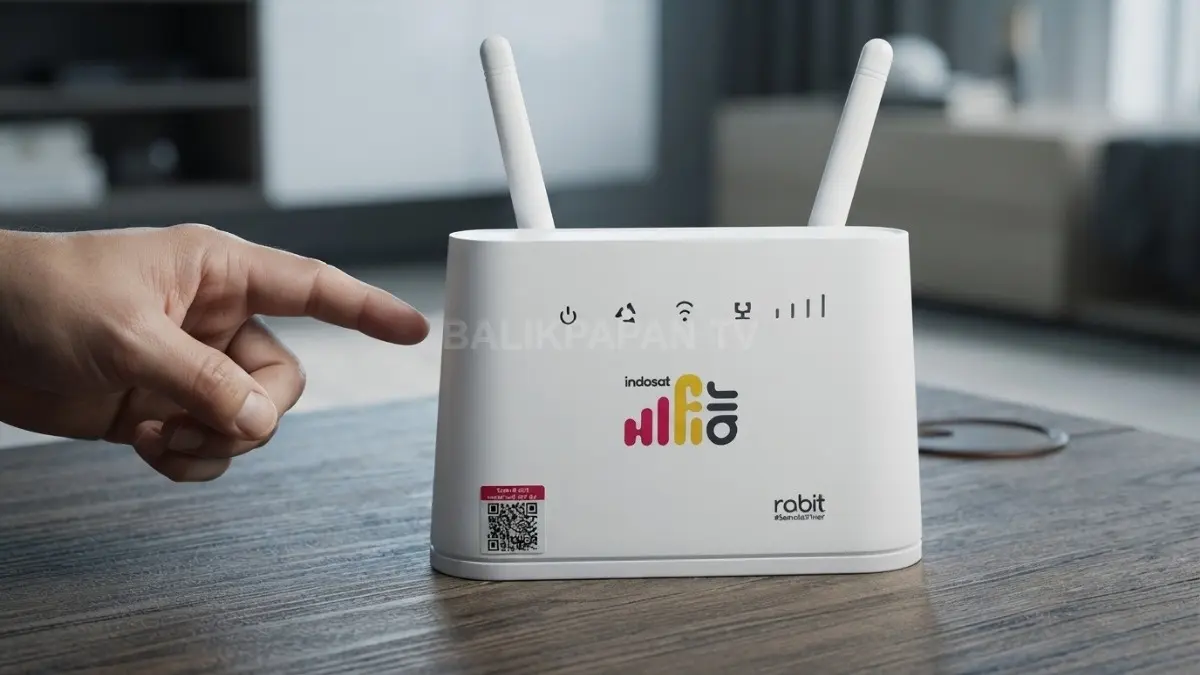 **Router WiFi 4G hadir sebagai solusi internet rumah tanpa fiber, mendukung CCTV dan smart device. (BTV/AI)
