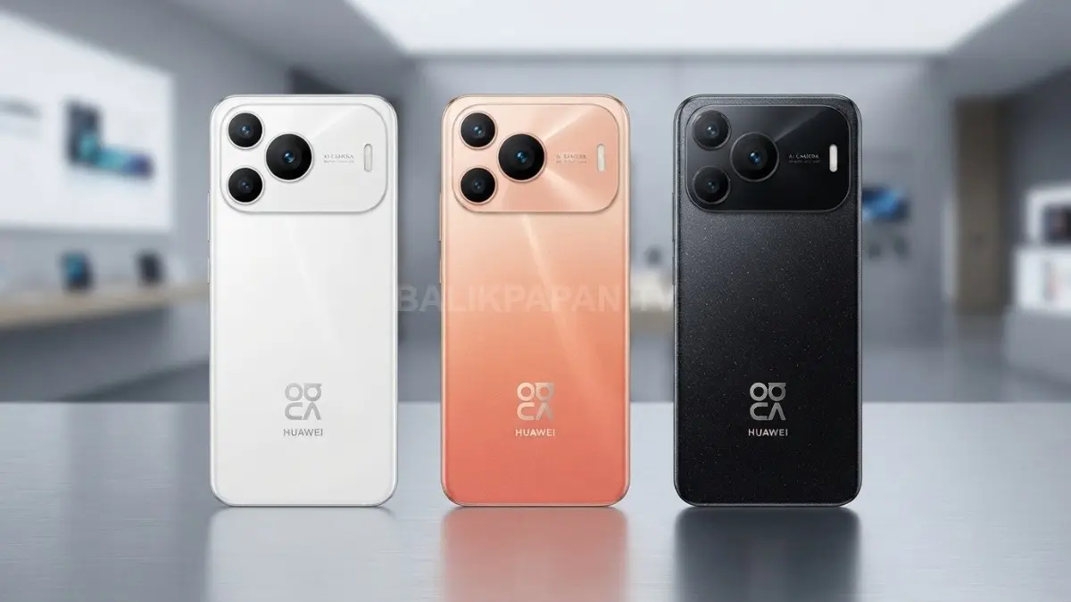 Huawei Nova 16 SE hadir dengan empat pilihan warna menarik, termasuk varian gradasi yang tampil lebih stylish. (BTV/AI)
