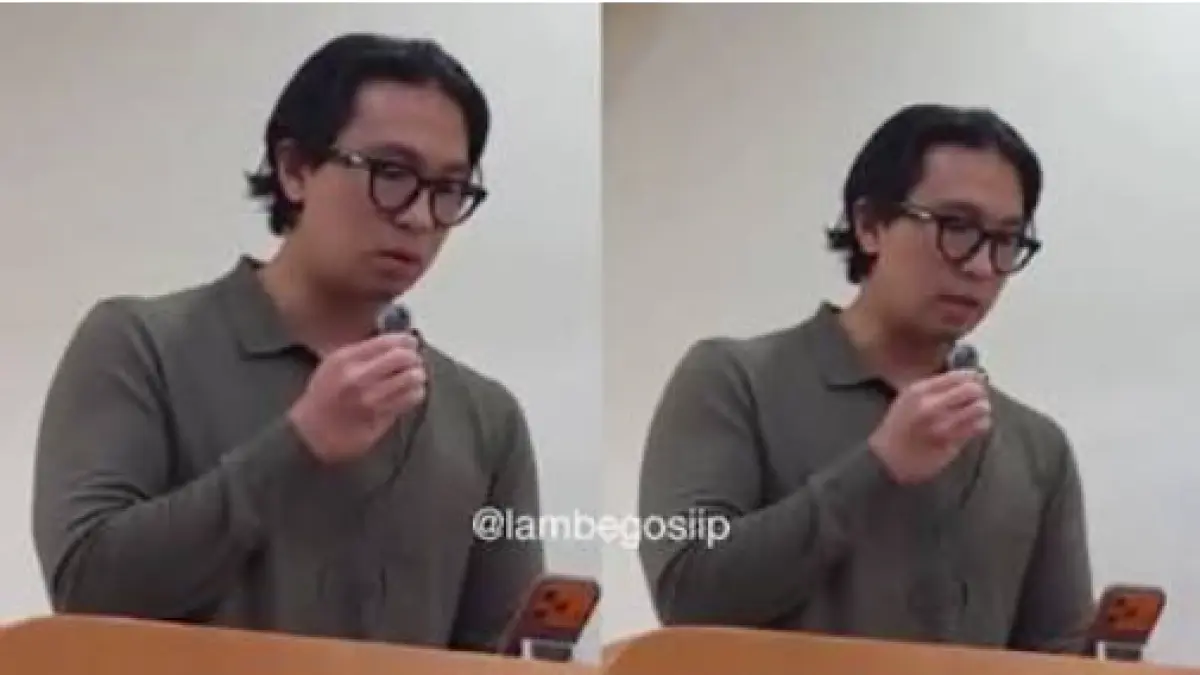 Indra Priawan membacakan ayat suci Al-Qur
