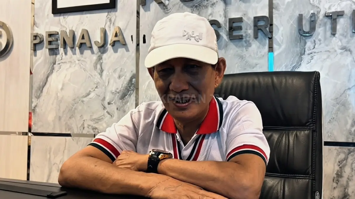 Ketua KONI PPU Arfan saat menyampaikan kebutuhan anggaran untuk persiapan Porprov Kaltim 2026.