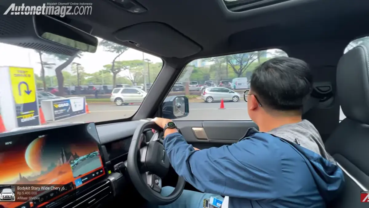 Chery J6T CSH tampil tangguh dengan pelek 21 inci, kabin nyaman, V2L, serta fitur keselamatan lengkap [BTV:AI]