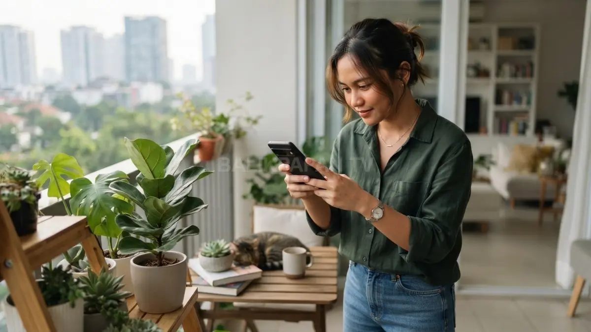 Fotografi smartphone menjadi hobi kreatif yang mudah, praktis, seru, dan bisa menghasilkan karya menarik (BTV/AI).
