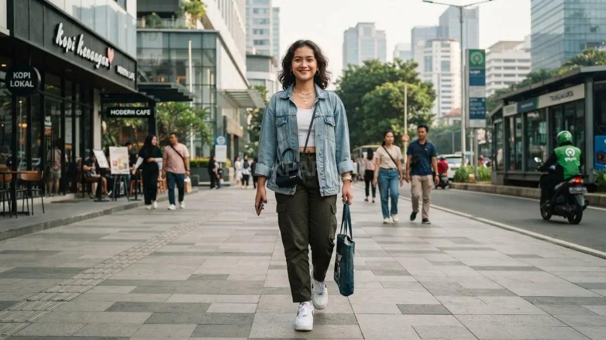 Inspirasi outfit casual Gen Z yang nyaman, simpel, stylish, dan cocok untuk aktivitas harian kekinian (BTV/AI)
