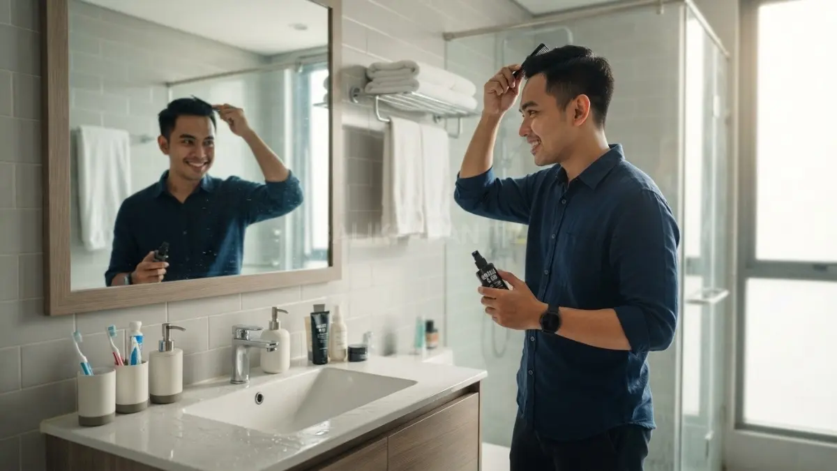 Kebersihan kerapihan diri penting glow up percaya diri positif setiap hari pelajar (BTV/AI)