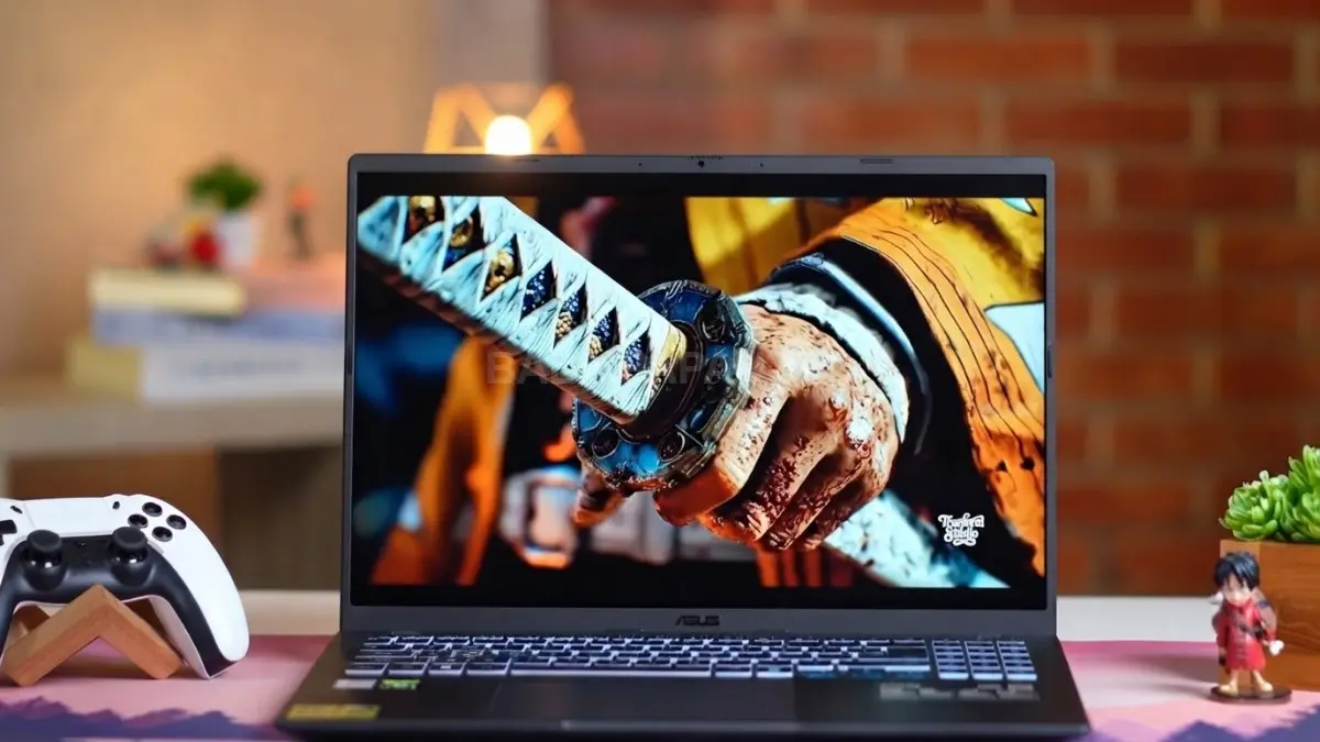 ASUS Gaming V16 jadi sorotan, klaim cakupan warna layarnya dipertanyakan setelah dibandingkan dengan perangkat ASUS lainnya. (BTV/AI)