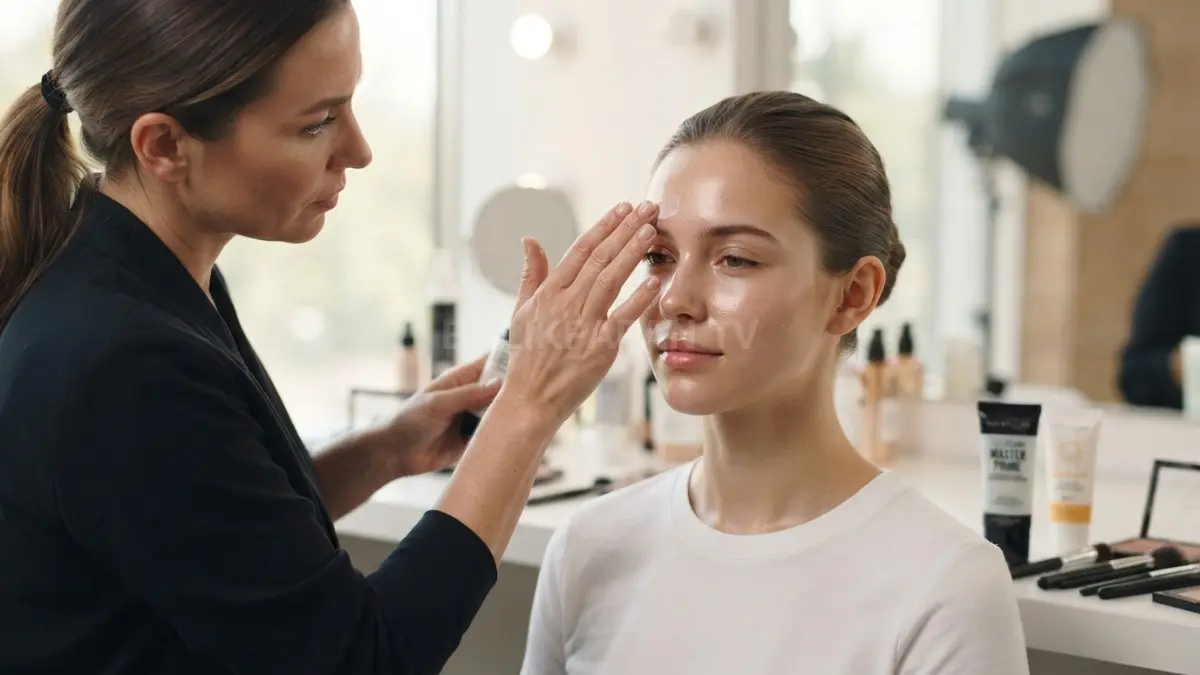Kulit bersih dan terhidrasi menjadi kunci awal agar makeup lebih menempel dan tahan lama seharian. (BTV/AI)