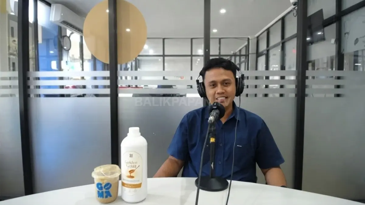 Pemilik Teras Goma, Alfinnahdi Ahyar saat mengisi program Teras UMKM.
