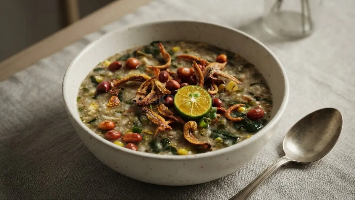 Sajian ancur paddas khas Berau dengan guruh ikan teri siap memanjakan lidah pecinta kuliner. (BTV/Ai)