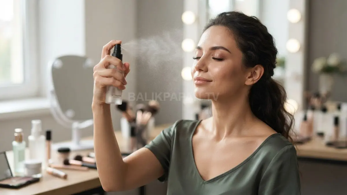 Setting spray membantu mengunci makeup agar tetap rapi, tahan lama, dan bebas kilap berlebih sepanjang hari. (BTV/AI)