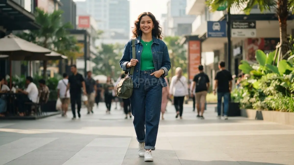 Tren pakaian 2026 menampilkan denim rapi sebagai pilihan kasual nyaman, personal, modern, dan mudah dipadukan. (BTV/AI)