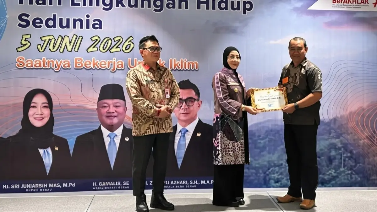 Berau Coal raih PROPER Hijau Nasional untuk Site Lati dan Binungan, menegaskan komitmen pengelolaan lingkungan. (BTV/AI) (SENO/BP)