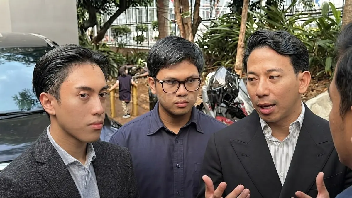 Bigmo menjalani pemeriksaan di Polda Metro Jaya terkait dugaan pelibatan anak dalam konten promosi. (BTV/AI)