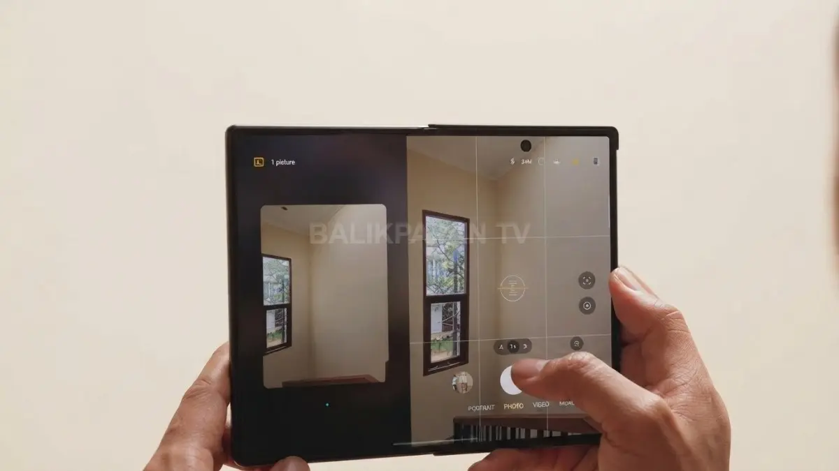 Galaxy Z Fold8 tawarkan kamera utama mumpuni tanpa telefoto, plus fitur selfie dan video yang lengkap untuk pengguna. (BTV/AI)