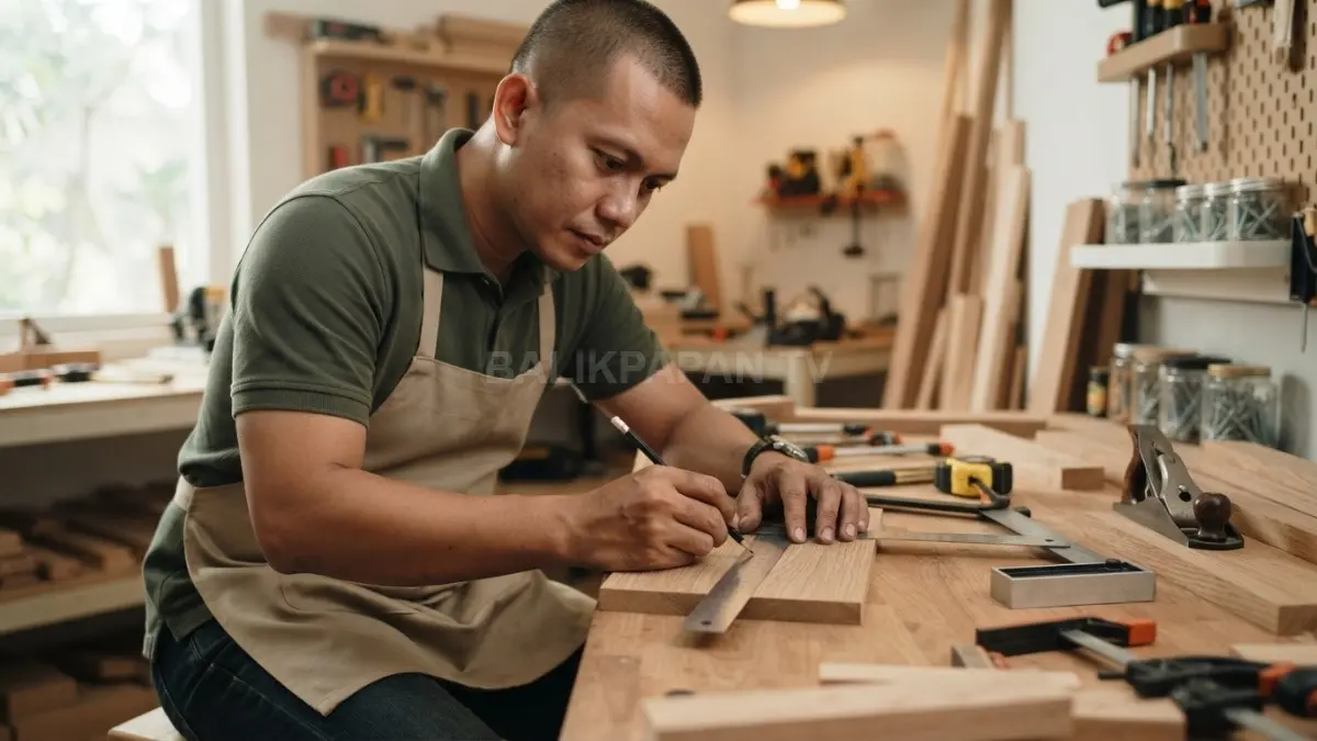 Memulai proyek DIY dari tahap sederhana membantu memahami material, teknik, dan meningkatkan ketelitian secara bertahap. (BTV/AI)