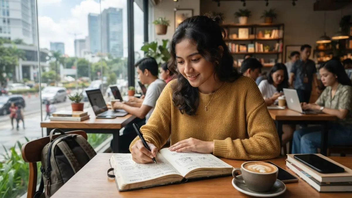 Menulis melatih komunikasi dan urban farming mengasah kreativitas sekaligus mengembangkan skill melalui aktivitas produktif sehari-hari (BTV/AI)
