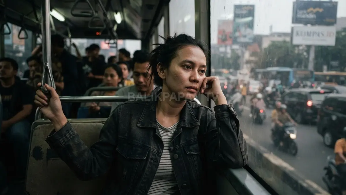 Paparan polusi dan debu perkotaan membuat kulit wajah komuter tampak kusam serta kehilangan kesegaran. (BTV/Ai)