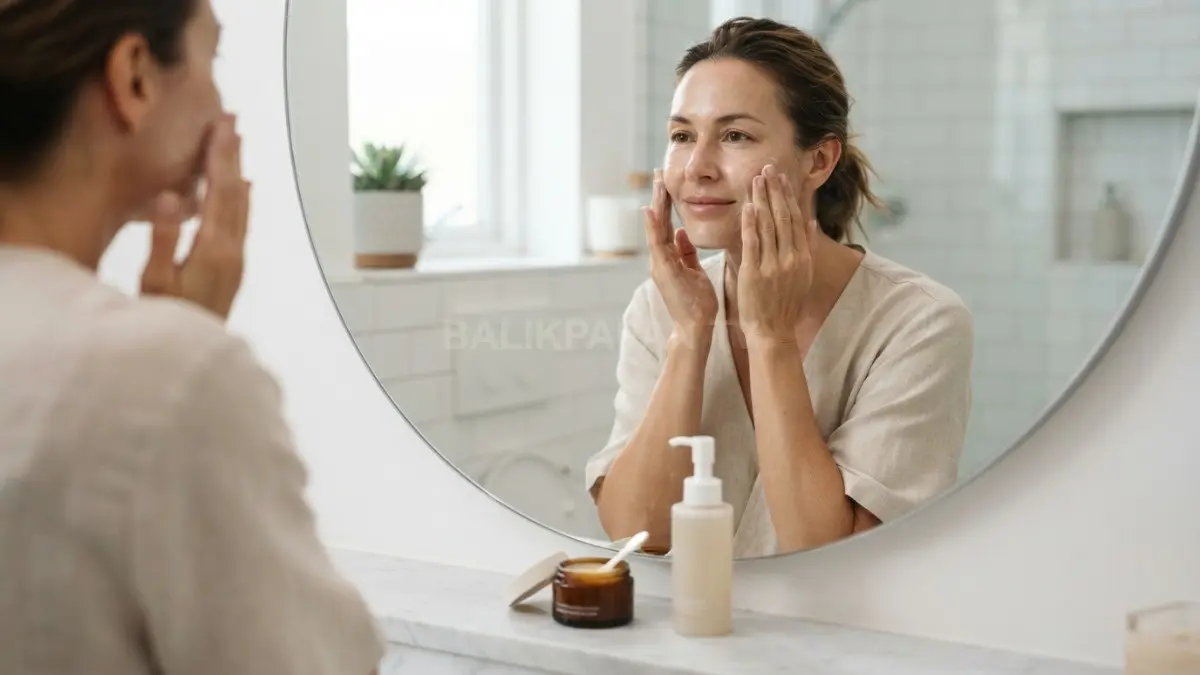 Penerapan double cleansing secara tepat efektif membersihkan kotoran sekaligus menjaga kesehatan skin barrier kulit. (BTV/Ai)