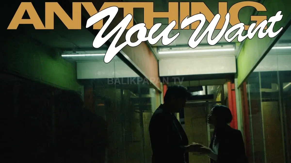 Sampul lagu Anything You Want menghadirkan nuansa sinematik yang penuh kesan romantis nan intim. (BTV/Ai)
