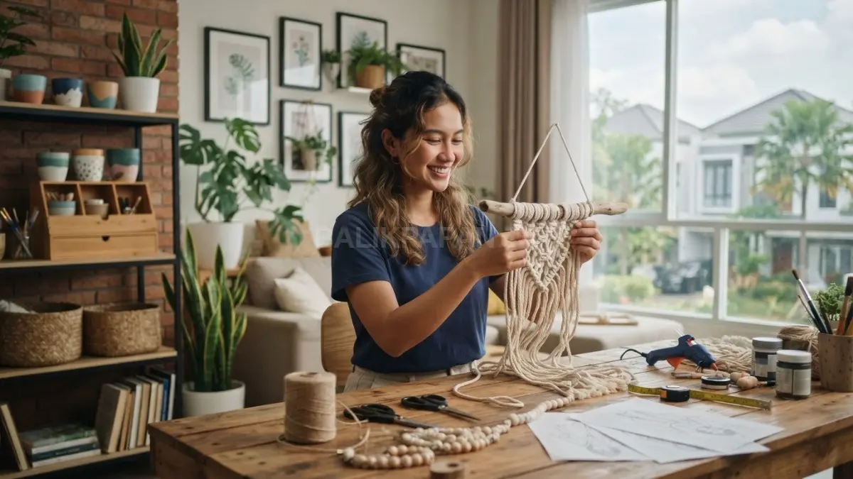 DIY dekorasi rumah dari barang sederhana bikin ruangan lebih personal, kreatif, fungsional, dan hemat biaya (BTV/AI)
