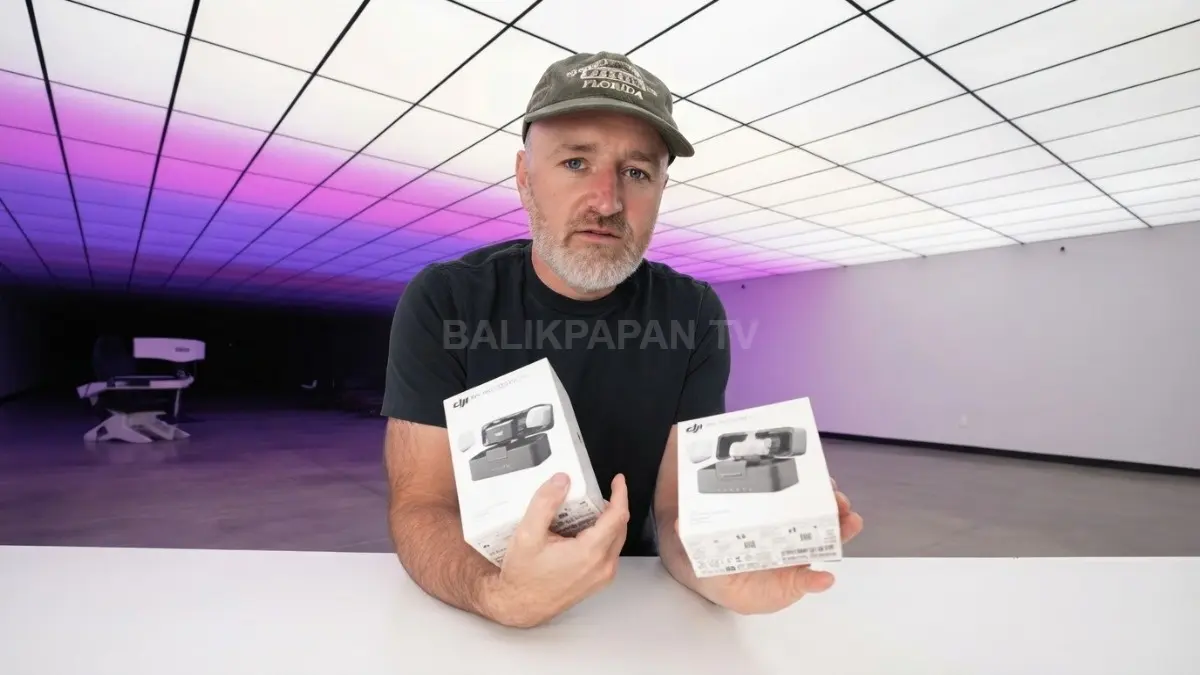 DJI Mic Mini 2S hadir dengan desain mungil dan fleksibel, menawarkan kemudahan perekaman audio bagi kreator konten. (BTV/AI)