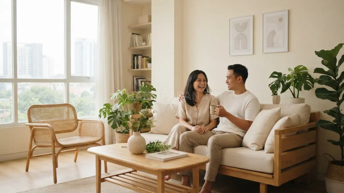 Off White Cream menghadirkan kesan luas, hangat, bersih, dan fleksibel untuk berbagai gaya interior rumah (BTV/AI)
