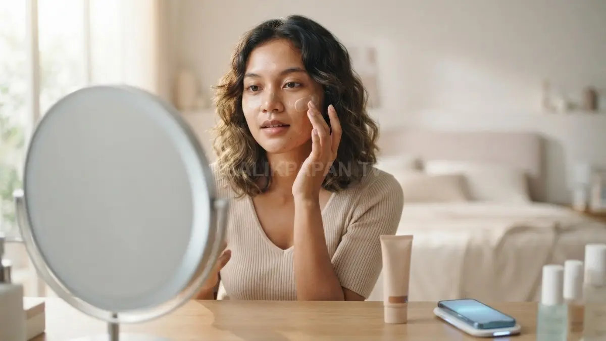 Penggunaan sunscreen secara rutin efektif melindungi kulit dari paparan sinar matahari dan radiasi blue light. (BTV/Ai)