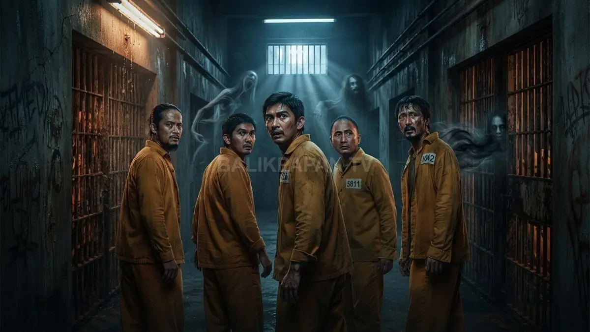 Poster Ghost in the Cell karya Joko Anwar yang berlatar lembaga pemasyarakatan dan teror supernatural. (BTV/AI)