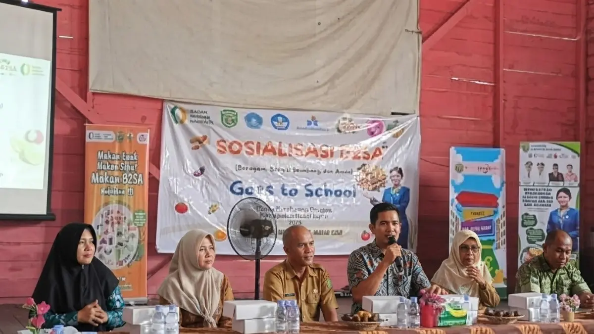 Sosialisasi pola konsumsi pangan B2SA digelar Ketapang Kubar untuk memperkuat gizi keluarga dan ketahanan pangan rumah tangga. (DOK. SUNARDI/KP)